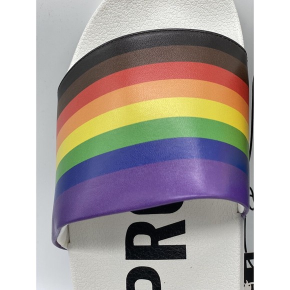 MAH Gender Neutral Be Proud Slides  LGBTQ+ RAINBOW  Size 13-15 main image 12